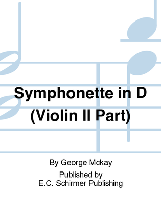 Symphonette in D (Violin II Part)