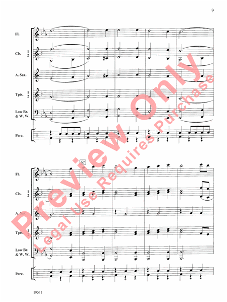 A Celtic Celebration Concert Band scores gallery preview page 10