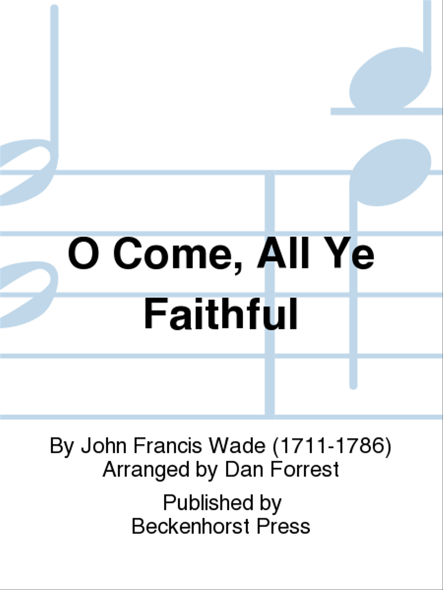 O Come, All Ye Faithful SSAA scores gallery preview page 1