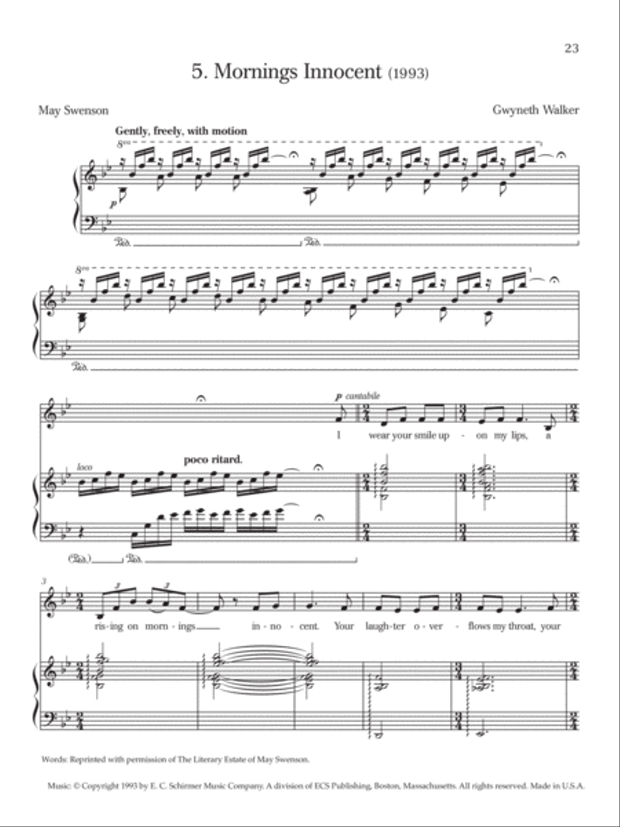 Collected Songs Collected Songs Medium Voice scores gallery preview page 14