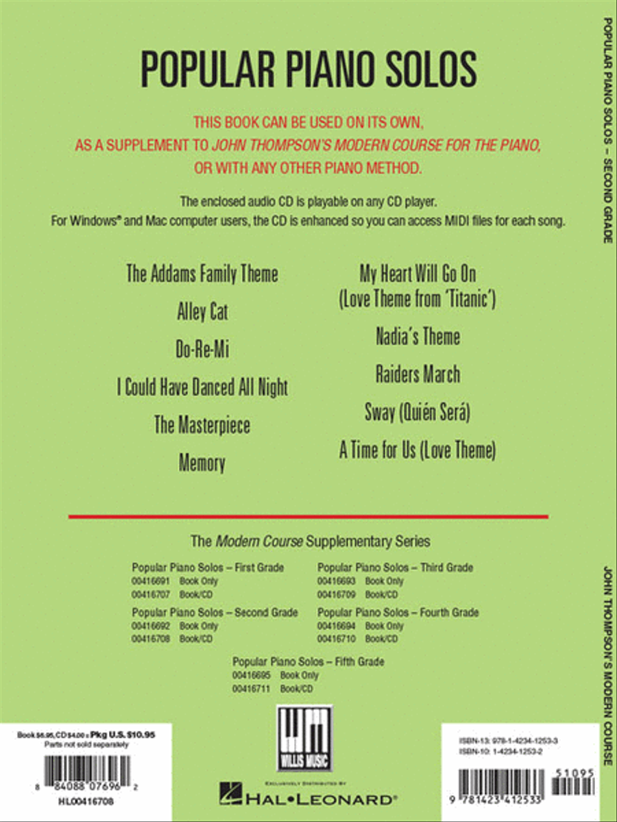 Popular Piano Solos – Grade 2 – Book/Audio Piano Solo scores gallery preview page 6