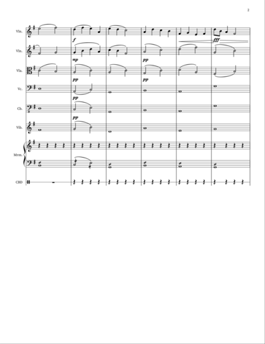 Midnight Ballad Chamber Music scores gallery preview page 2