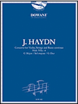 Book cover for Haydn: Concerto for Violin, Strings and Basso Continuo