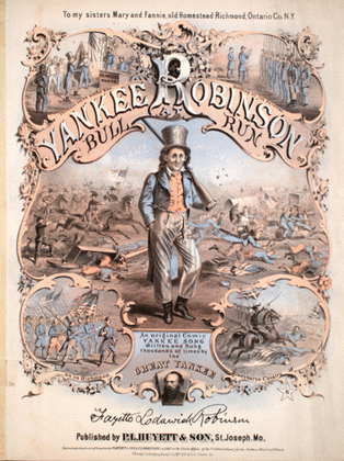 Yankee Robinson Bull Run. An Original Comic Yankee Song
