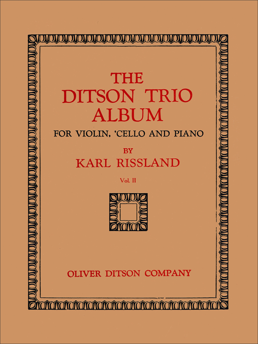 The Ditson Trio Album, Vol. 2