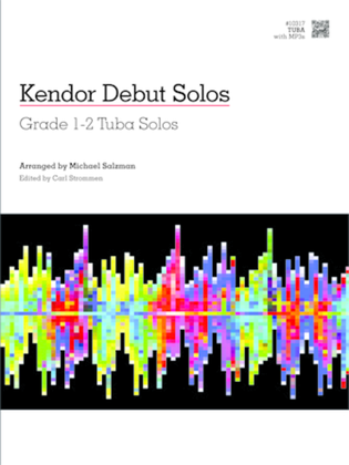 Book cover for Kendor Debut Solos - Tuba with MP3s