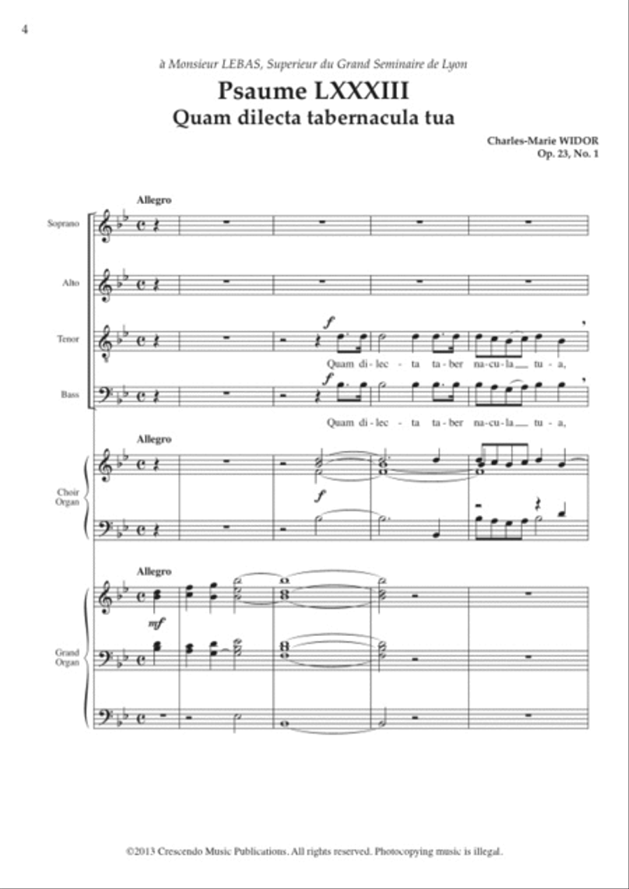 Trois motets, Op. 23