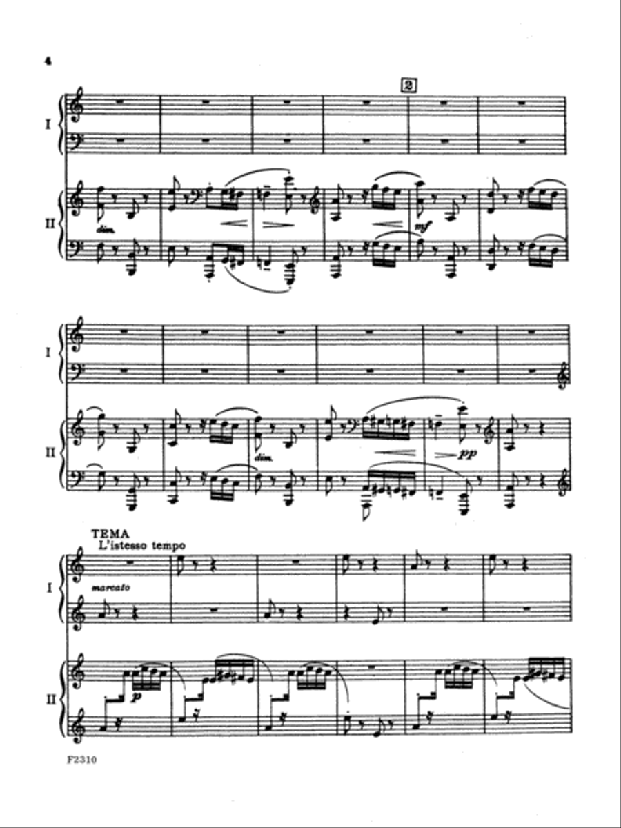 Rhapsody On A Theme By Paganini, Opus 43 Small Ensemble scores gallery preview page 3