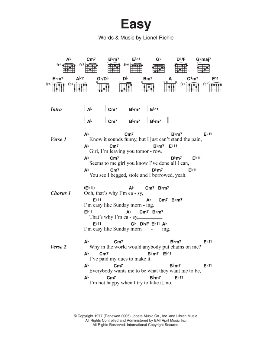Easy Acoustic Guitar scores gallery preview page 1