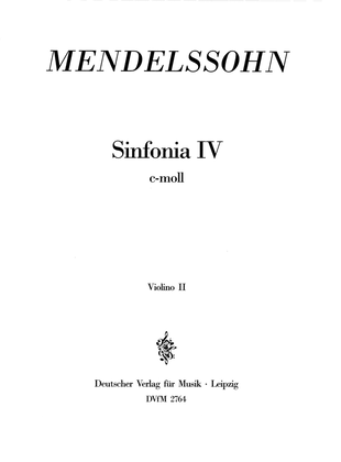 Sinfonia IV in C minor MWV N 4