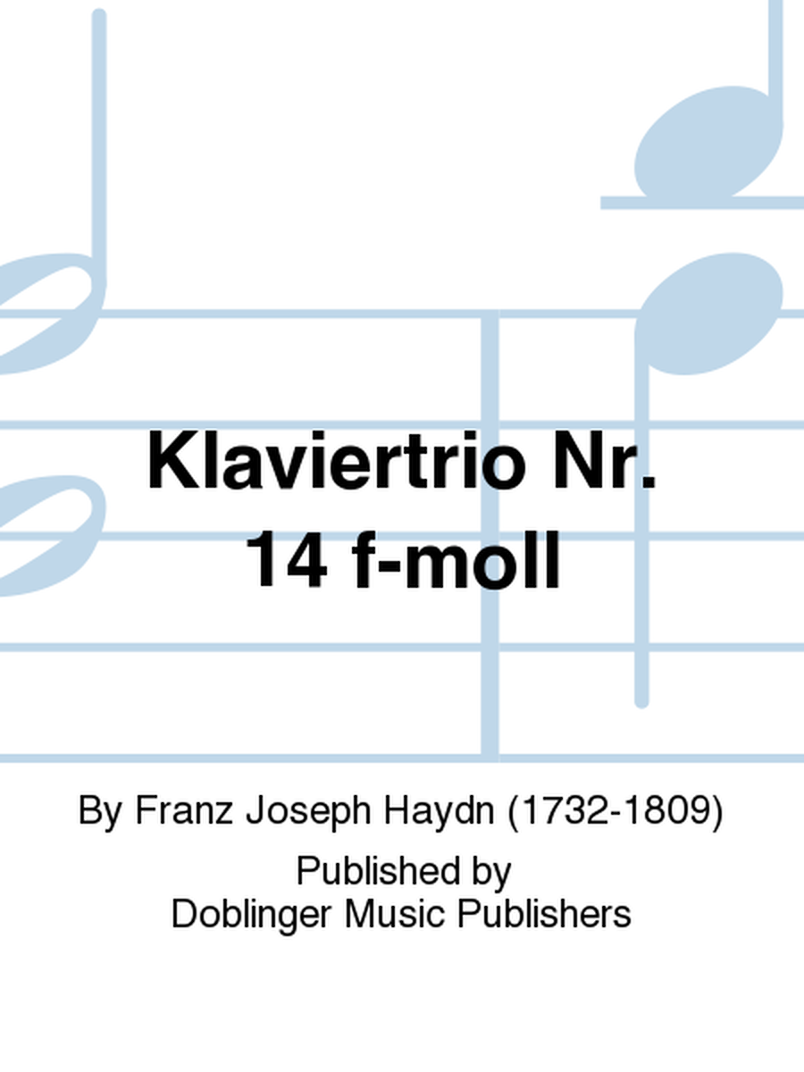 Klaviertrio Nr. 14 f-moll