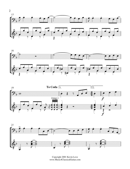 Chocolate (Cello and Guitar) - Score and Parts image number null