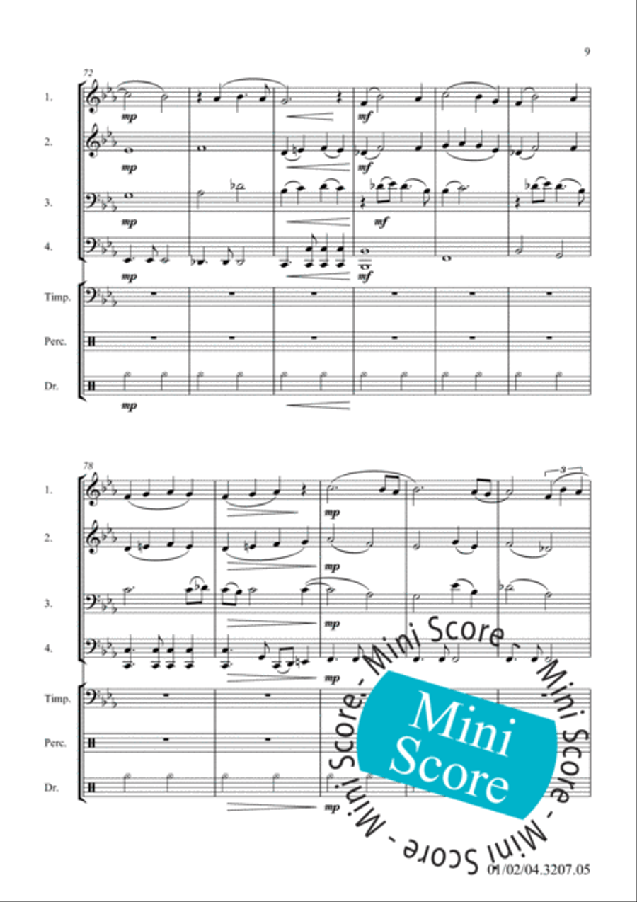 The Big Splash Fanfare Band scores gallery preview page 13