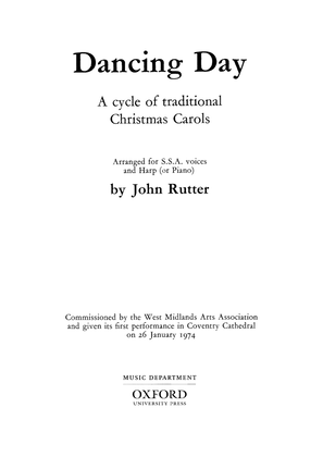 Book cover for Dancing Day