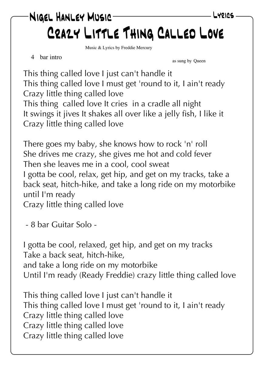 Crazy Little Thing Called Love Jazz Ensemble scores gallery preview page 4