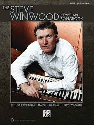 Book cover for The Steve Winwood Keyboard Songbook