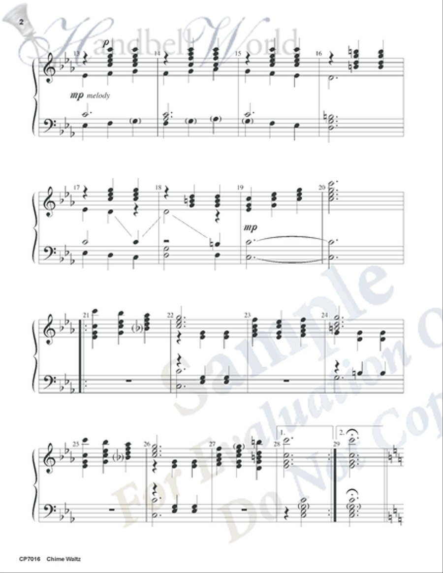 Chime Waltz 3-Octaves scores gallery preview page 2