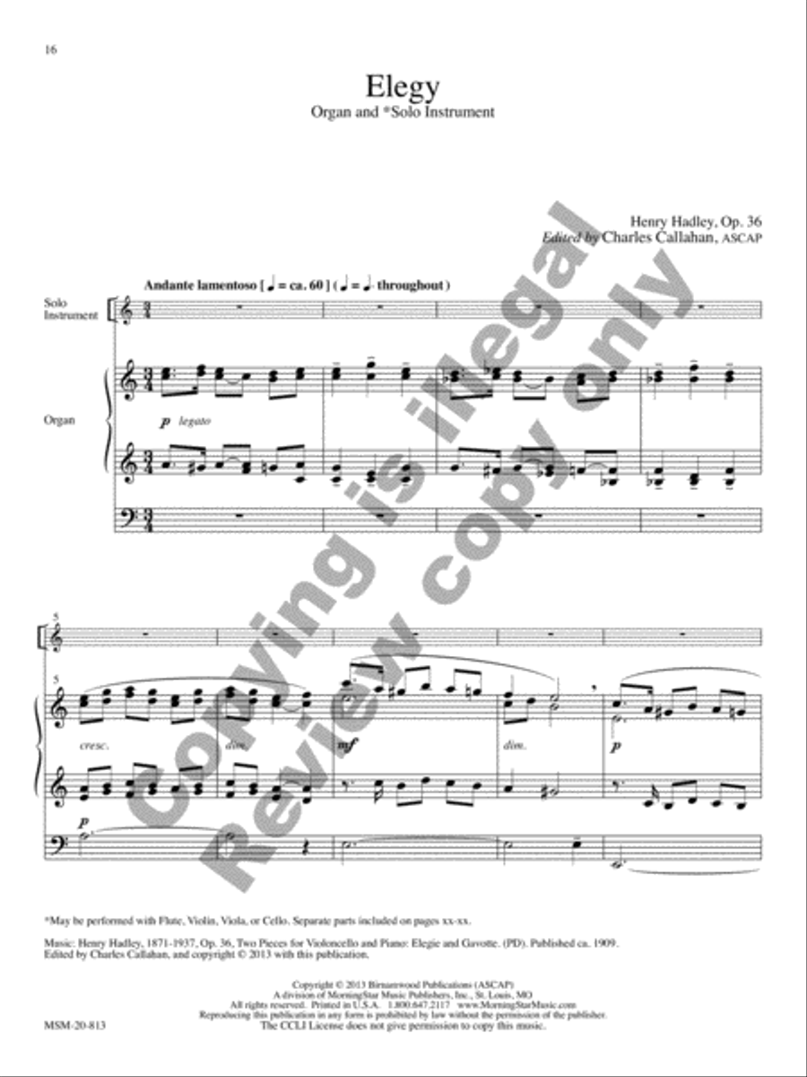 Organ Plus! Five Pieces for Organ + 1 or 2 Instruments, Volume 4 Organ scores gallery preview page 7