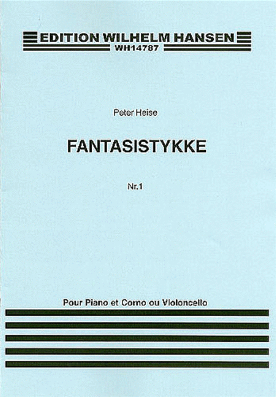 Peter Heise: Fantasy Piece For Cello And Piano No.1 Piano Accompaniment scores gallery preview page 1