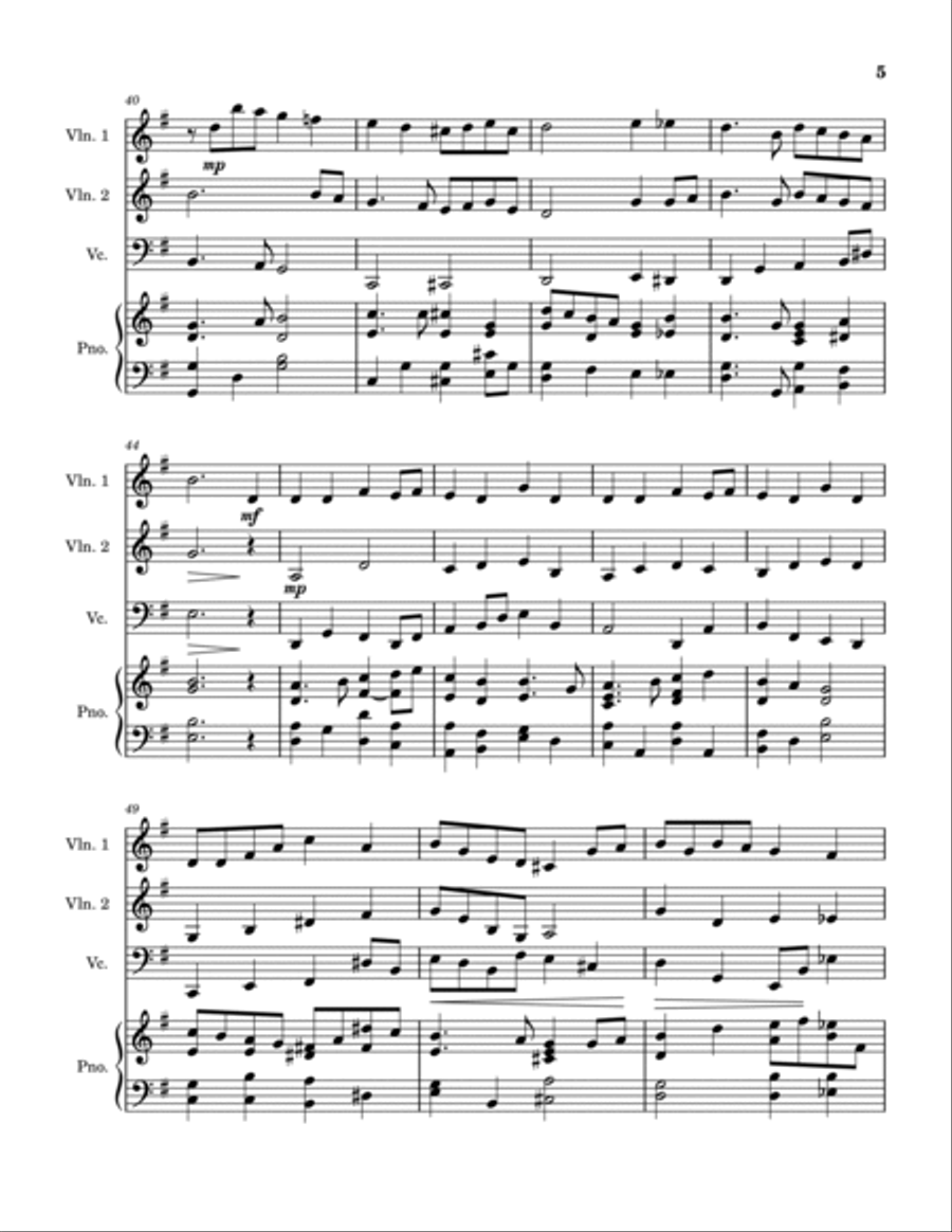 I Know That My Redeemer Lives - Instrumental Cello scores gallery preview page 5