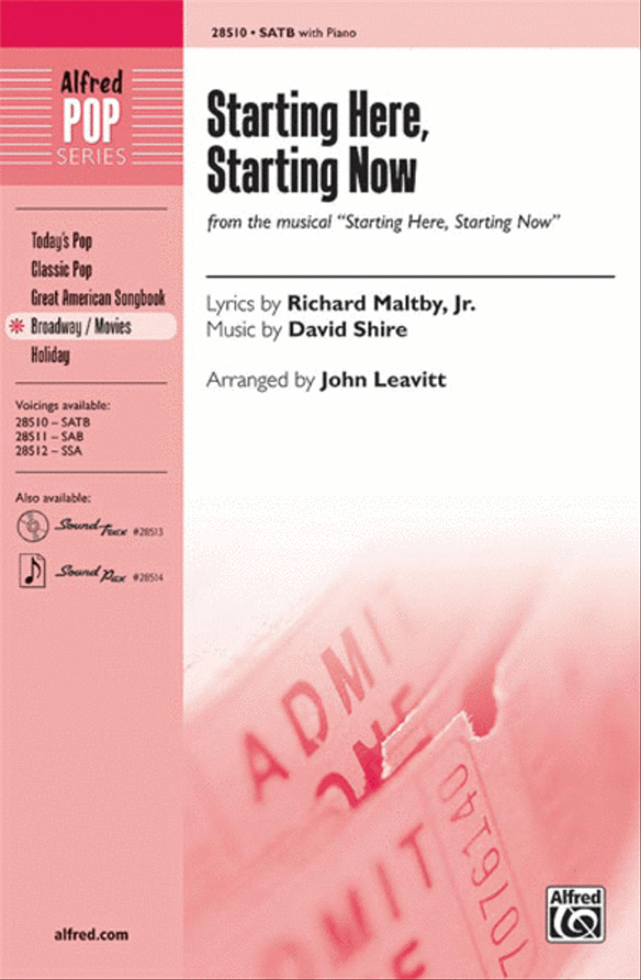 Starting Here, Starting Now 4-Part scores gallery preview page 1