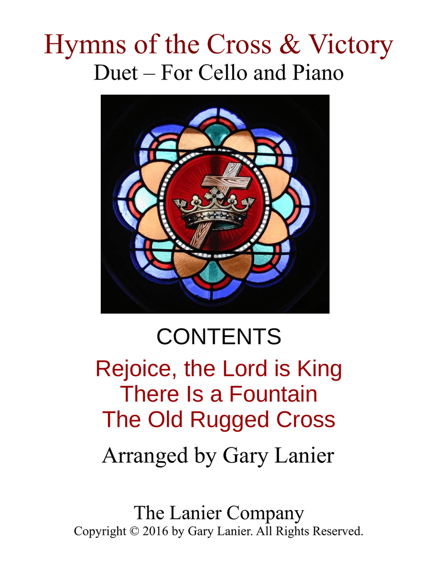 Gary Lanier: Hymns of the Cross & Victory (Duets for Cello & Piano) Gary Lanier: Hymns of the Cross & Victory (Duets for Cello & Piano) Piano scores gallery preview page 1