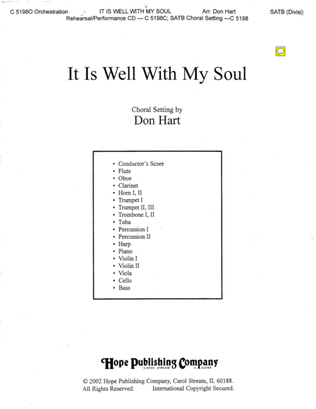 Book cover for It is Well with My Soul