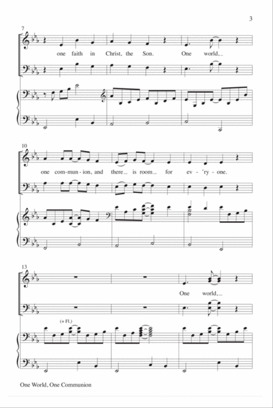 One World, One Communion 4-Part scores gallery preview page 14