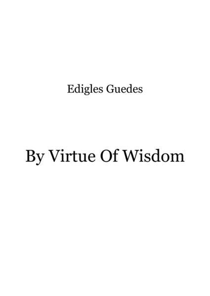 By Virtue Of Wisdom image number null