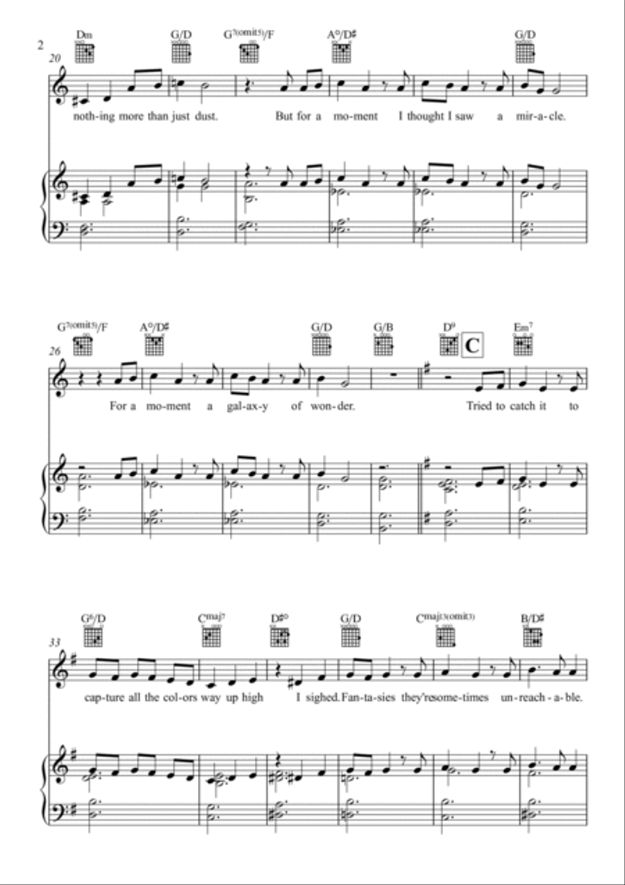 Tiny Stars Tiny Stars Piano, Vocal, Guitar scores gallery preview page 2
