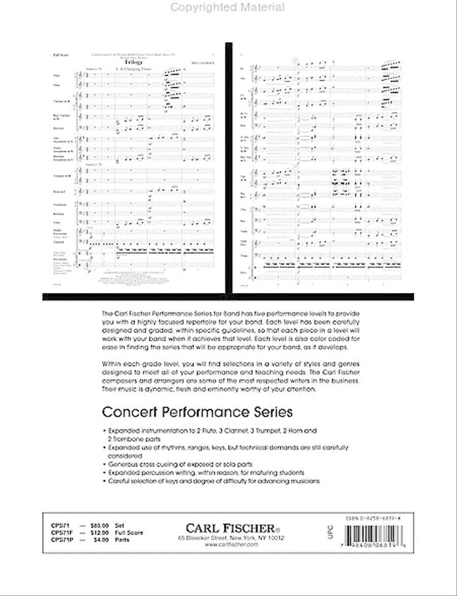 Rondo Festivo Concert Band scores gallery preview page 37