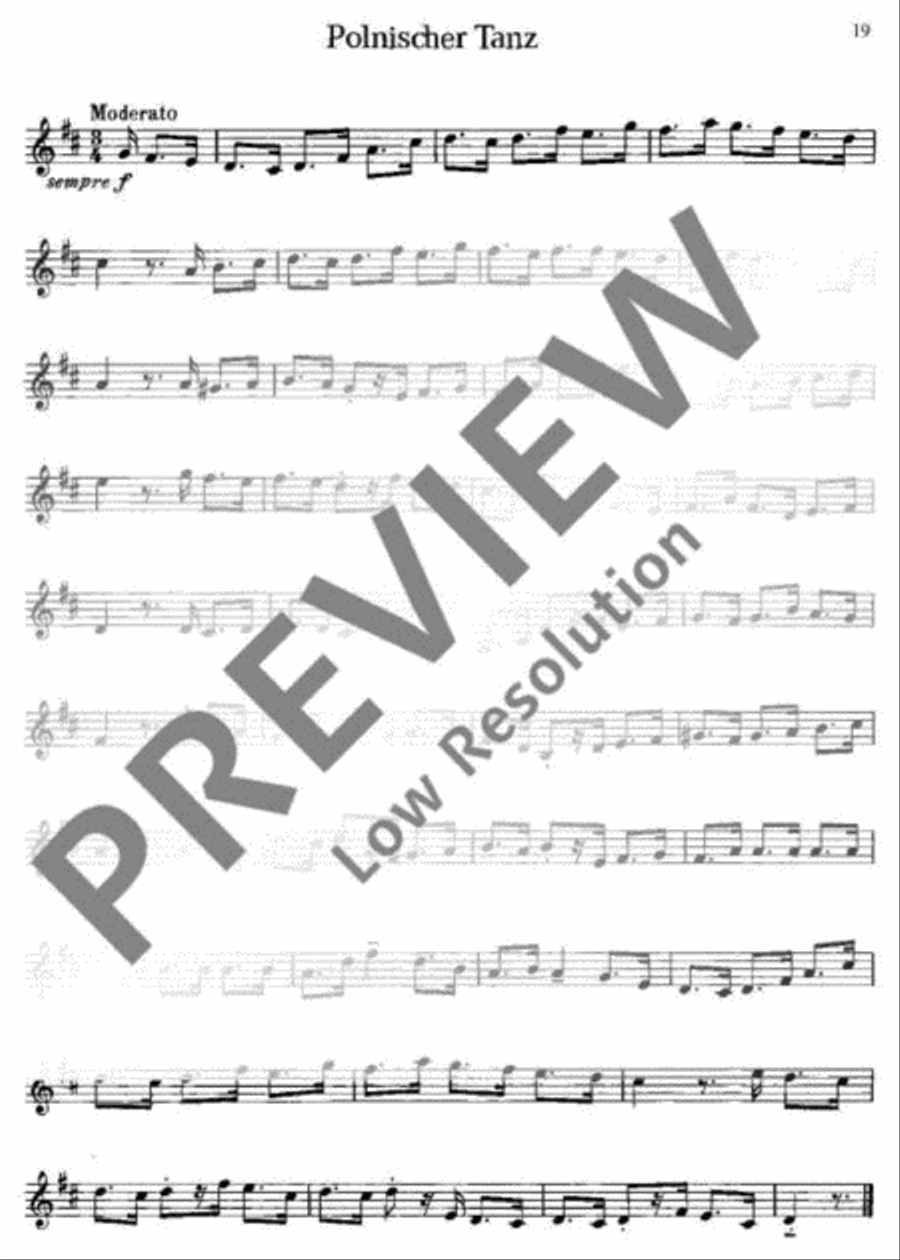 Spielstücke und Etüden Spielstücke und Etüden Cornet scores gallery preview page 20