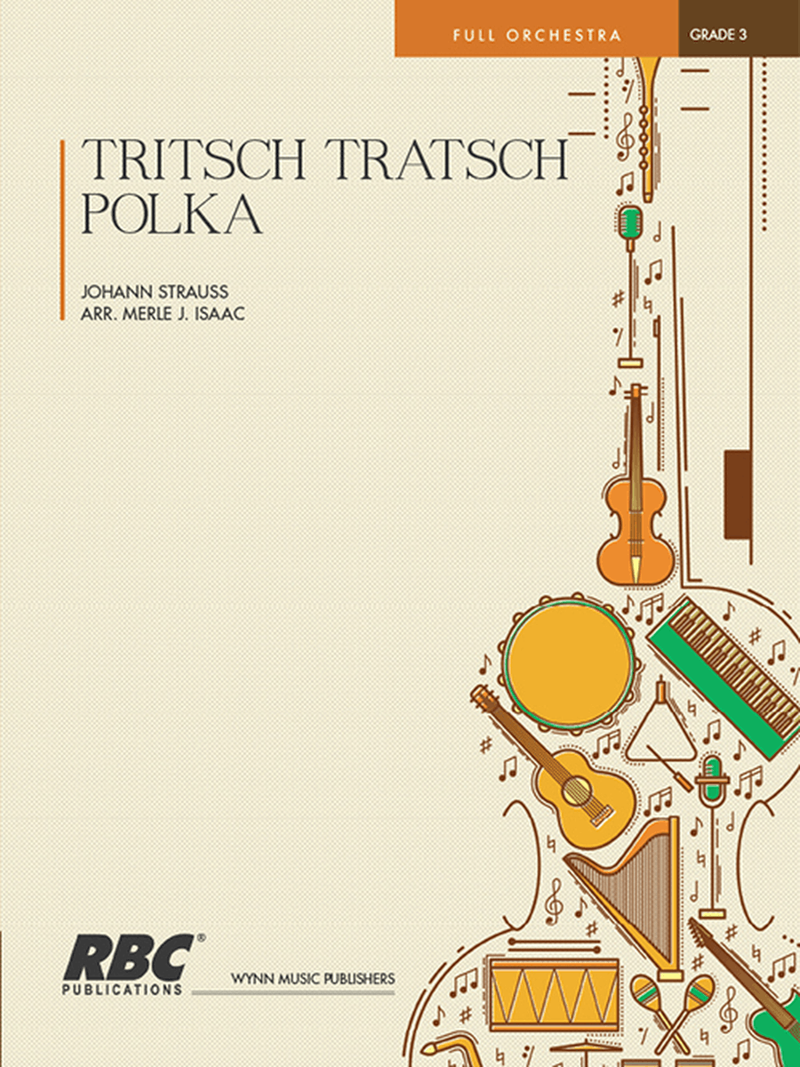 Tritsch Tratsch Polka Tritsch Tratsch Polka Full Orchestra scores gallery preview page 1