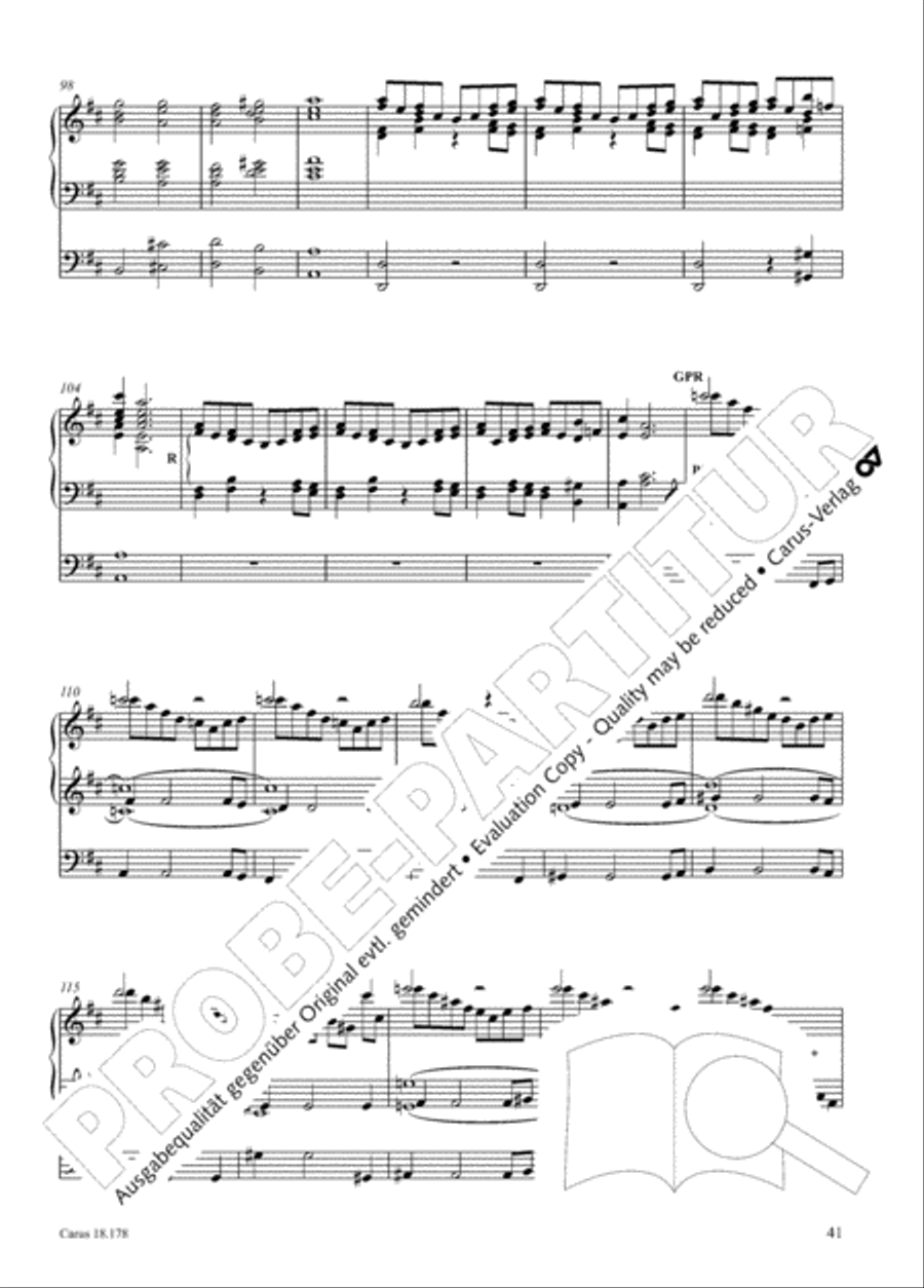 Symphonie No. II pour Orgue Organ scores gallery preview page 56