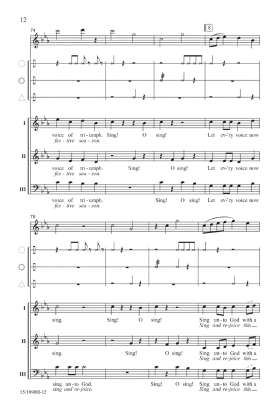 Sing! O Sing!