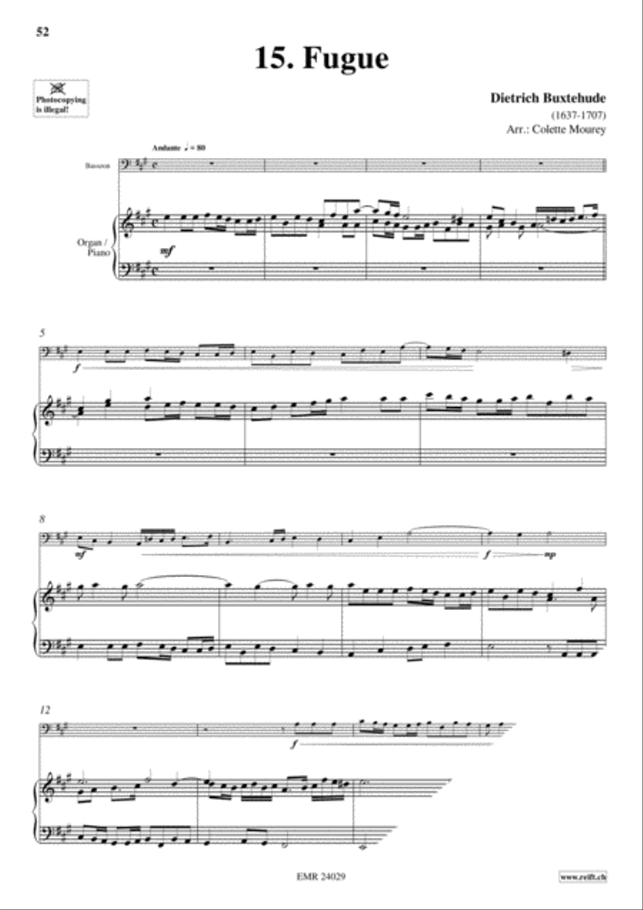 40 Greatest Baroque Hits Volume 1 Bassoon Solo scores gallery preview page 17