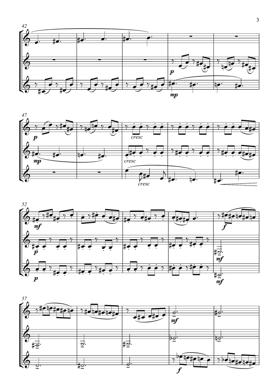 The Witches Frolic Clarinet Trio scores gallery preview page 4