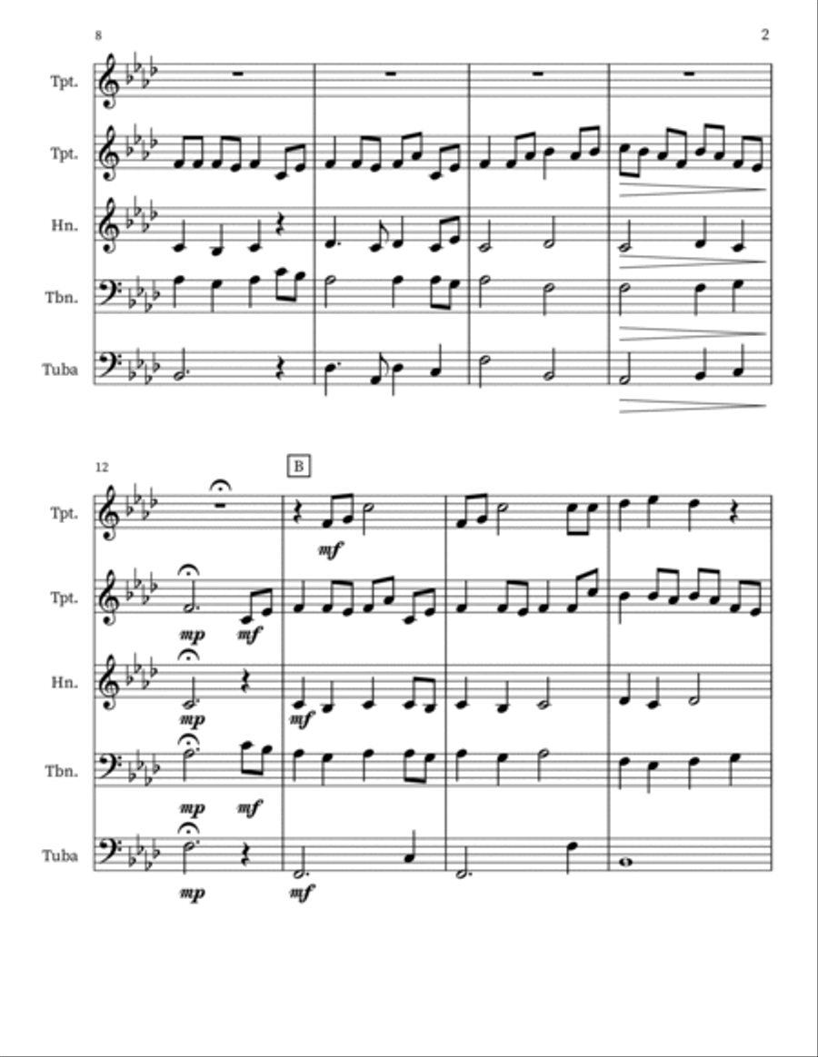 We Are One in the Spirit Small Ensemble scores gallery preview page 2