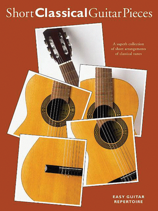 Book cover for Short Classical Guitar Pieces