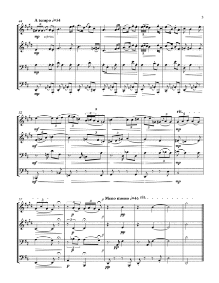 Tango in D major (Brass Quartet), Op.165 No.2 image number null