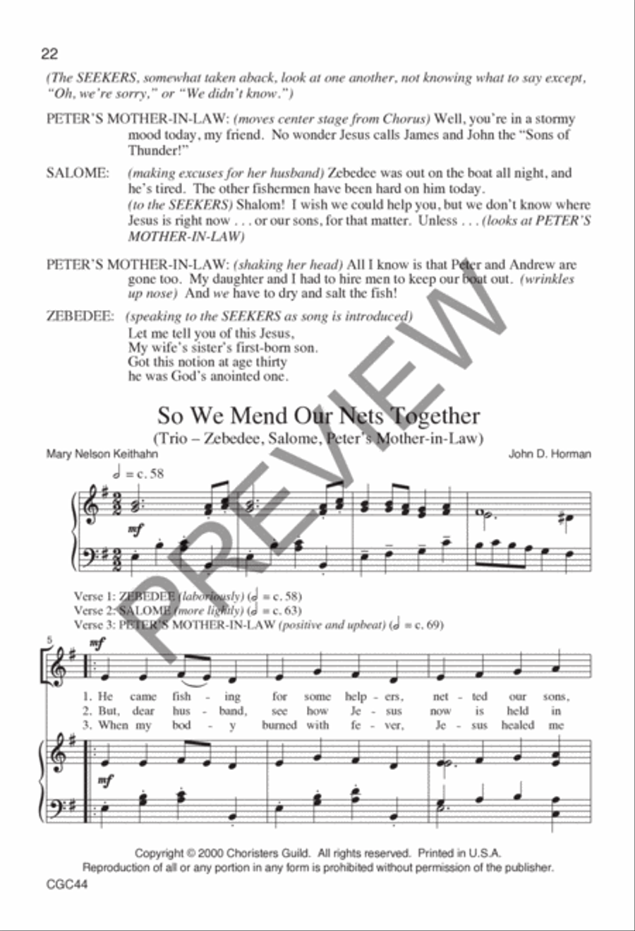 By the Sea Preview Kit (Score & CD) Choir scores gallery preview page 15