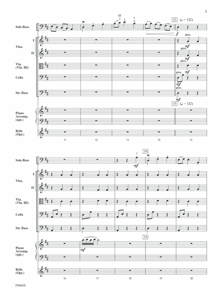 Elephas Maximus (For Solo Bass and String Orchestra): Score