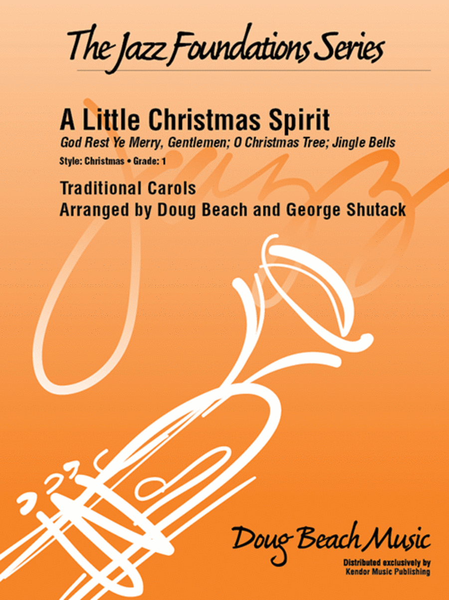 A Little Christmas Spirit Jazz Ensemble scores gallery preview page 1