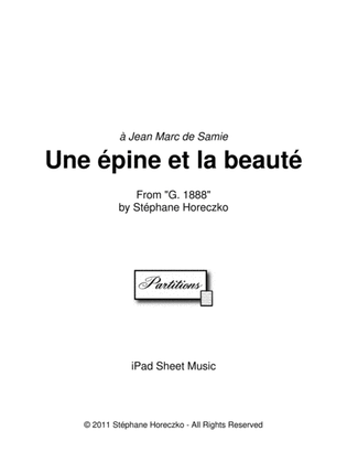 Une épine et la beauté (for iPad)