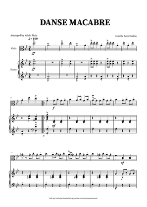 Danse Macabre - Viola and Piano
