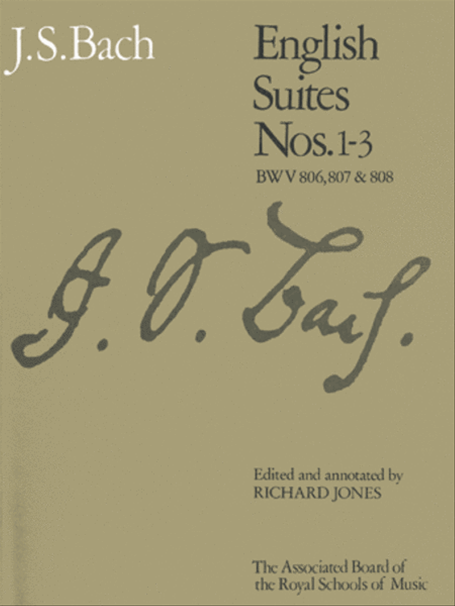 English Suites, Nos. 1-3 Piano Method scores gallery preview page 1