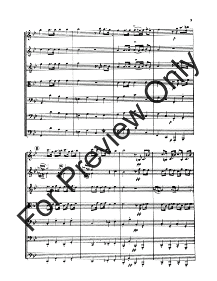 Scene and Dance From Marriage Of Figaro B-Flat Clarinet scores gallery preview page 4