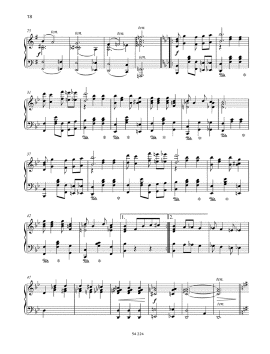 Bethena Piano Solo scores gallery preview page 2