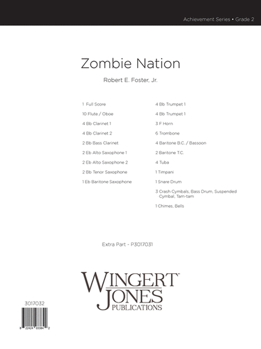 Zombie Nation - Full Score image number null