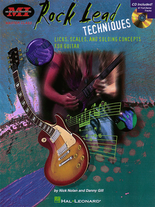 Book cover for Rock Lead Techniques: Techniques, Scales and Fundamentals for Guitar